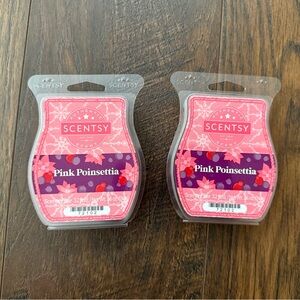 **set of 2** Scentsy Pink Poinsettia Bars